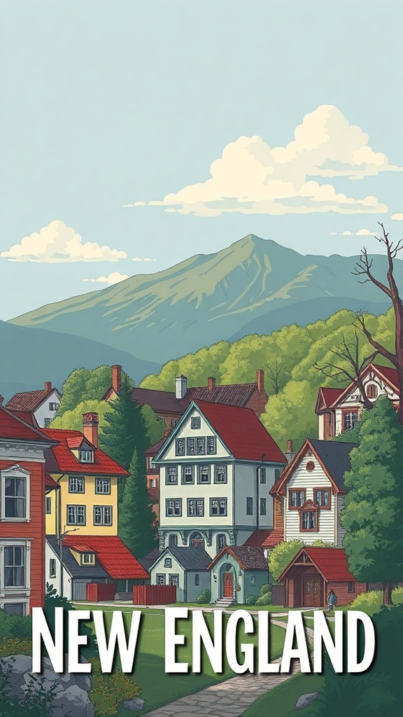 New England image